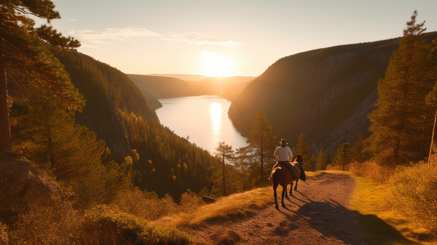 Comment la région du Saguenay se prête-t-elle aux aventures de randonnée à cheval 