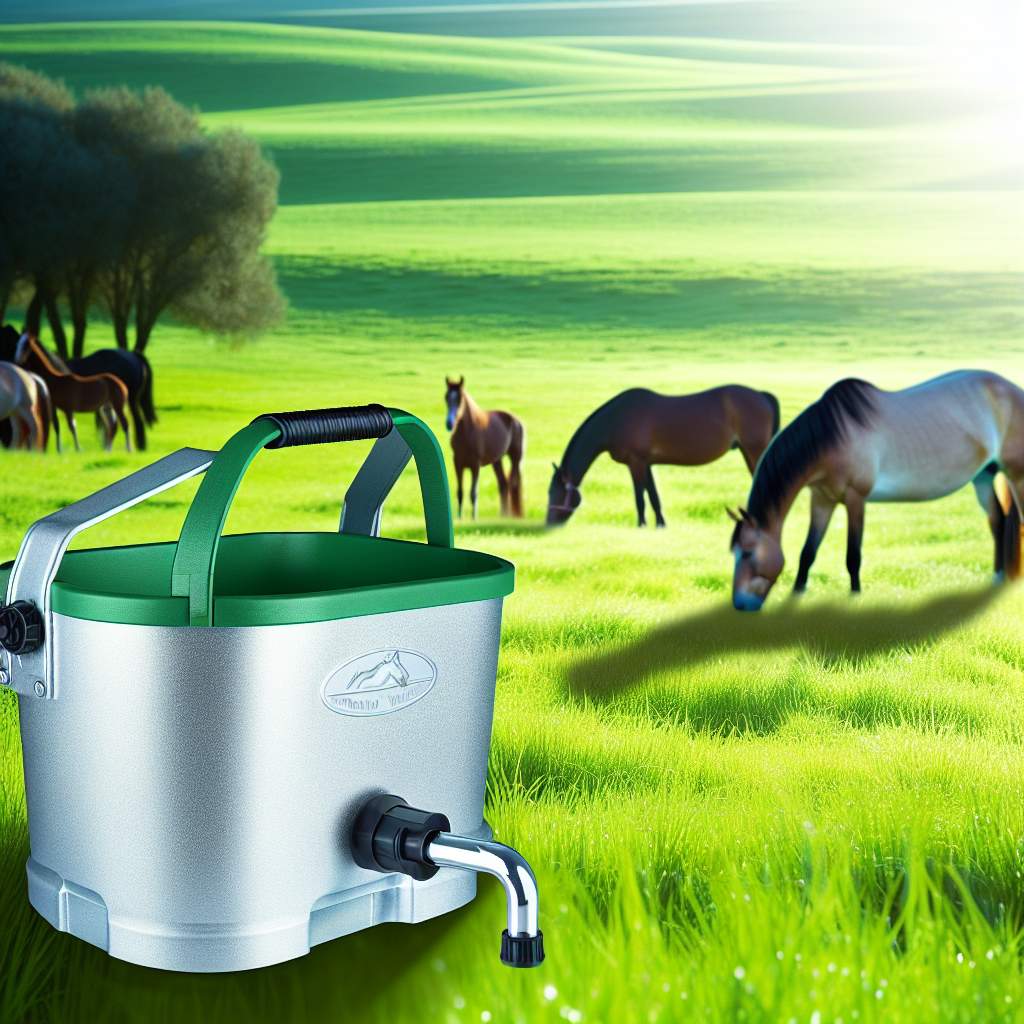 Abreuvoir de voyage pour chevaux: le compagnon idéal