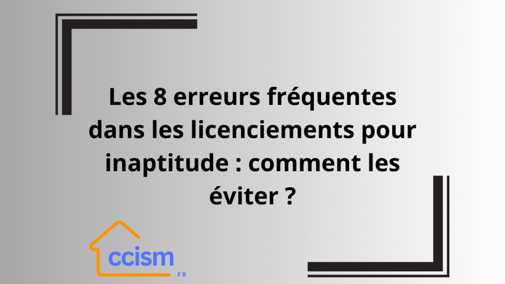 découvrez des conseils pratiques pour éviter un licenciement pour inaptitude et préserver votre emploi tout en respectant vos droits.