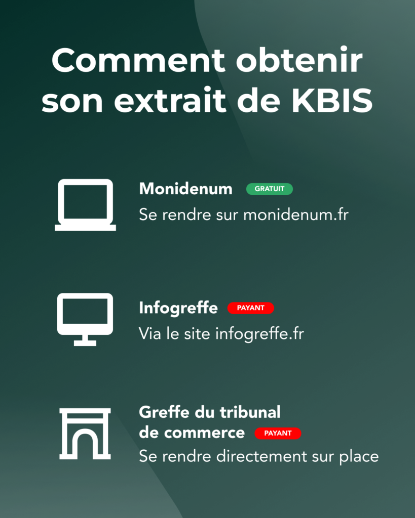 obtenez votre extrait kbis gratuit en ligne rapidement et facilement. service sécurisé pour consulter et télécharger votre document officiel d'immatriculation d'entreprise.
